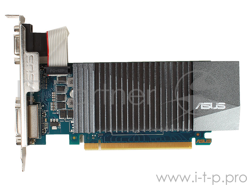 Видеокарта ASUS GeForce GT 710 1ГБ GT710-SL-1GD5 (GeForce GT 710, DDR5, D-Sub, DVI, HDMI) (PCI-E)