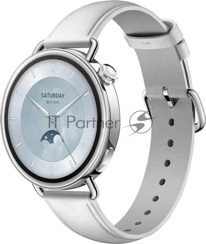 Смарт-часы Xiaomi Watch S4 41мм 1.43 AMOLED корп.белый рем.белый (BHR07VUGL)