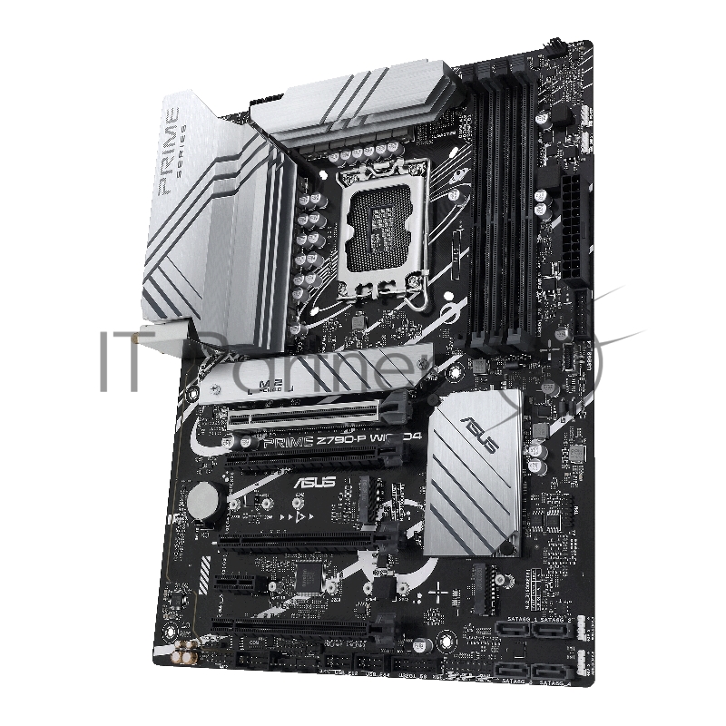 Материнская плата ASUS PRIME Z790-P WIFI, LGA 1700, Intel Z790, 4xDDR5, 4xSATA, 3xM.2 PCIe 4.0 x4, 1xPCIe 5.0 x16, 3xPCIe x4, 1xPCIe x1, 1xHDMI, 1xDP, 1xUSB-C 3.2 Gen 2, 1xUSB 3.2 Gen 2, 2xUSB 3.2 Gen 1, 4xUSB 2.0, 1x 2.5Gb LAN, 3x3.5 мм, 7.1, ATX