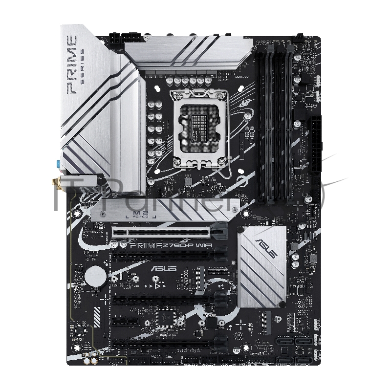 Материнская плата ASUS PRIME Z790-P WIFI, LGA 1700, Intel Z790, 4xDDR5, 4xSATA, 3xM.2 PCIe 4.0 x4, 1xPCIe 5.0 x16, 3xPCIe x4, 1xPCIe x1, 1xHDMI, 1xDP, 1xUSB-C 3.2 Gen 2, 1xUSB 3.2 Gen 2, 2xUSB 3.2 Gen 1, 4xUSB 2.0, 1x 2.5Gb LAN, 3x3.5 мм, 7.1, ATX