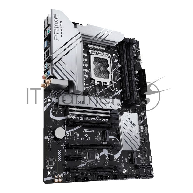 Материнская плата ASUS PRIME Z790-P WIFI, LGA 1700, Intel Z790, 4xDDR5, 4xSATA, 3xM.2 PCIe 4.0 x4, 1xPCIe 5.0 x16, 3xPCIe x4, 1xPCIe x1, 1xHDMI, 1xDP, 1xUSB-C 3.2 Gen 2, 1xUSB 3.2 Gen 2, 2xUSB 3.2 Gen 1, 4xUSB 2.0, 1x 2.5Gb LAN, 3x3.5 мм, 7.1, ATX