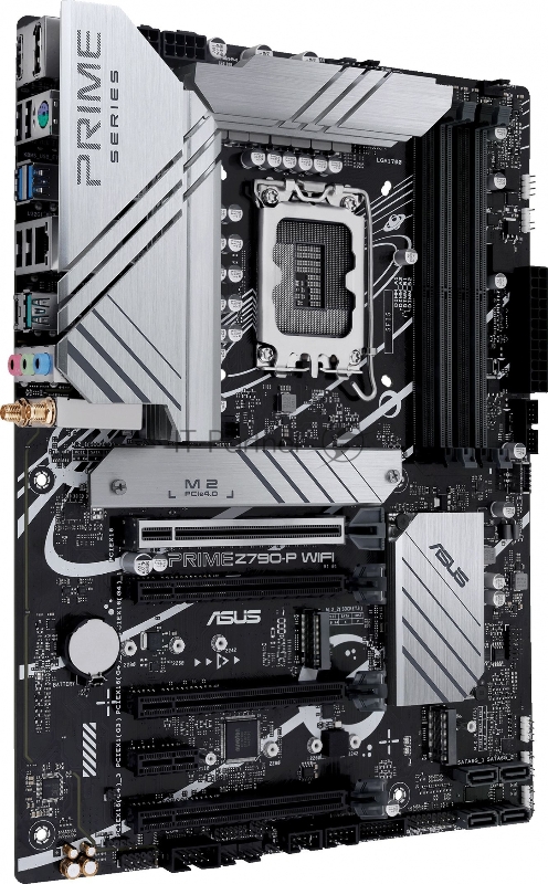 Материнская плата ASUS PRIME Z790-P WIFI, LGA 1700, Intel Z790, 4xDDR5, 4xSATA, 3xM.2 PCIe 4.0 x4, 1xPCIe 5.0 x16, 3xPCIe x4, 1xPCIe x1, 1xHDMI, 1xDP, 1xUSB-C 3.2 Gen 2, 1xUSB 3.2 Gen 2, 2xUSB 3.2 Gen 1, 4xUSB 2.0, 1x 2.5Gb LAN, 3x3.5 мм, 7.1, ATX