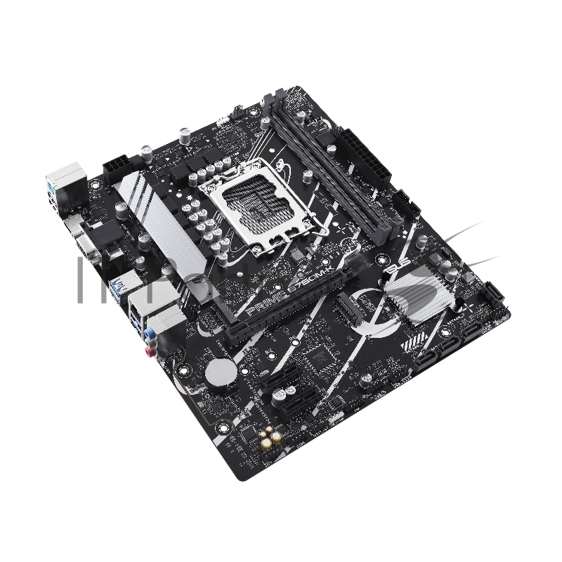 Материнская плата ASUS PRIME B760M-K, LGA 1700, Intel B760, 2xDDR5, 4xSATA, 2xM.2, 1xPCIe 4.0 x16, 2xPCIe x1, 1xHDMI, 1xVGA, 1x 2.5Gb LAN, 2xUSB-A 3.2 Gen 1, 2xUSB-A 2.0, 3x3.5 мм, 7.1, mATX