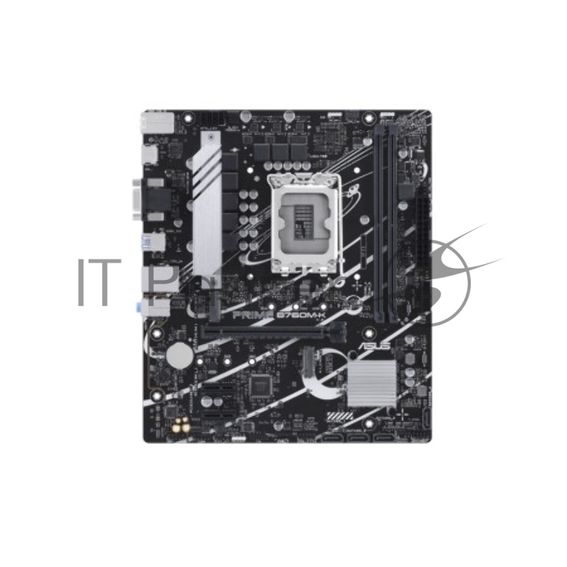 Материнская плата ASUS PRIME B760M-K, LGA 1700, Intel B760, 2xDDR5, 4xSATA, 2xM.2, 1xPCIe 4.0 x16, 2xPCIe x1, 1xHDMI, 1xVGA, 1x 2.5Gb LAN, 2xUSB-A 3.2 Gen 1, 2xUSB-A 2.0, 3x3.5 мм, 7.1, mATX