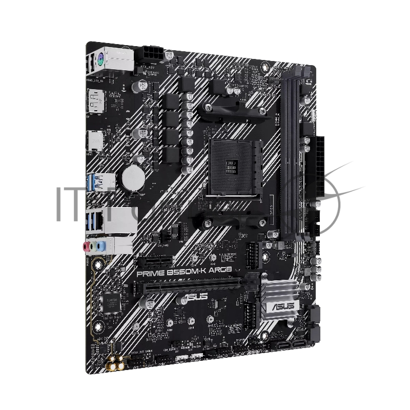 Материнская плата ASUS PRIME B550M-K ARGB, Socket AM4, AMD B550, 2xDDR4, 4xSATA, 2xM.2, 1xPCI-E 4.0 x16, 1xPCI-E x1, 1xHDMI, 1xDP, 1x 1Gb LAN, 4xUSB-A 3.2 Gen 1, 2xUSB-A 2.0, 3x3.5 мм, 7.1, Micro-ATX