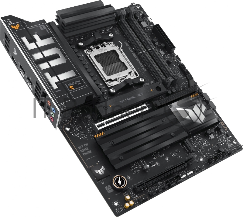 Материнская плата ASUS TUF GAMING X870-PLUS WIFI, AM5, AMD X870, 4xDDR5, 2xSATA, 4xM.2, 1xPCIe 5.0 x16, 1xPCIe 4.0 x4, 1xHDMI, 1xUSB-C 3.2 Gen 2, 1xUSB-C 3.2 Gen 2x2, 2xUSB-C 4.0, 1x 2.5Gb LAN, 1xUSB-A 2.0, 3xUSB-A 3.2 Gen 2, 4xUSB-A 3.2 Gen 1, 5x3.5