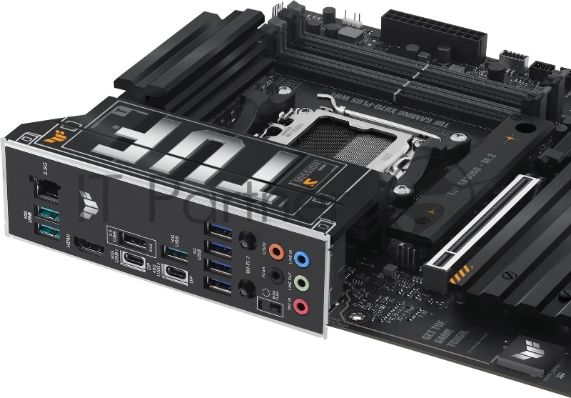 Материнская плата ASUS TUF GAMING X870-PLUS WIFI, AM5, AMD X870, 4xDDR5, 2xSATA, 4xM.2, 1xPCIe 5.0 x16, 1xPCIe 4.0 x4, 1xHDMI, 1xUSB-C 3.2 Gen 2, 1xUSB-C 3.2 Gen 2x2, 2xUSB-C 4.0, 1x 2.5Gb LAN, 1xUSB-A 2.0, 3xUSB-A 3.2 Gen 2, 4xUSB-A 3.2 Gen 1, 5x3.5