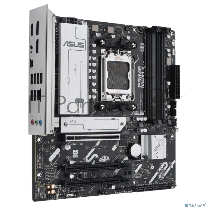 Материнская плата ASUS PRIME B840M-A-CSM, AM5, AMD B840, 4xDDR5, 4xSATA, 3xM.2, 1xPCI-E 4.0 x16, 2xPCI-E 3.0 x16, 1xRealtek 2.5Gb LAN, 2xUSB-A 10Gbps, 1xUSB-C 5Gbps, 4xUSB-A 2.0, 3x3.5 мм, 7.1, micro-ATX