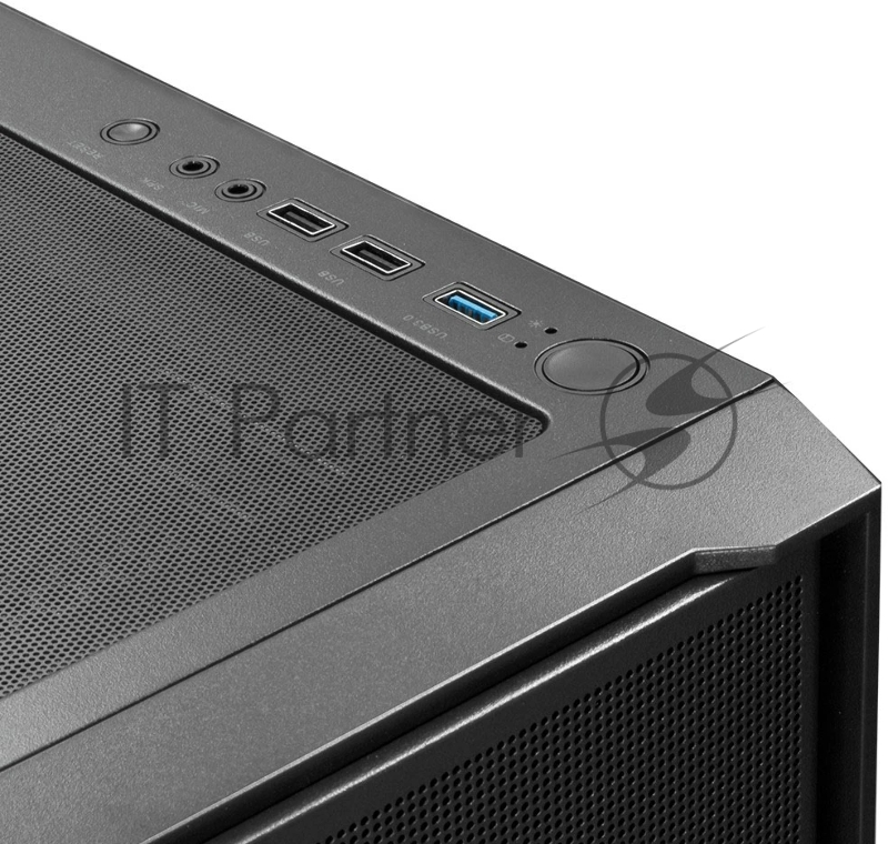 Компьютерный корпус XASTRA A400M 0F Black mATX/Mesh/Screwless TG+Mesh/ no fans/ A400M-0F