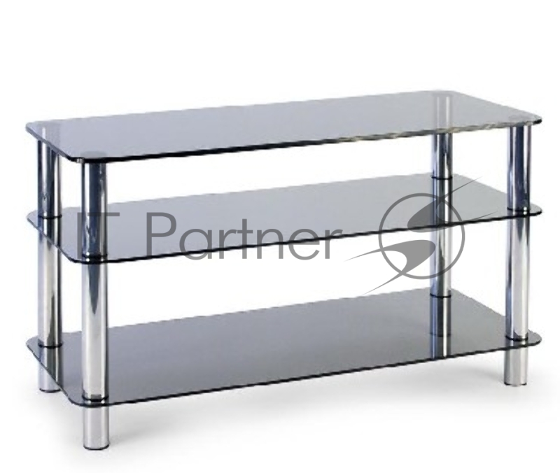 Подставка MD 507 PLAZMA черн/дымч((в/ш/г): 635/1050/400, для TV: до 42, полок: 3, м/у полками(снизу вверх) : 100-300-200 мм, стекло: верхнее 10 мм, остальные по 8 мм, МAX нагрузка: 65 кг.)