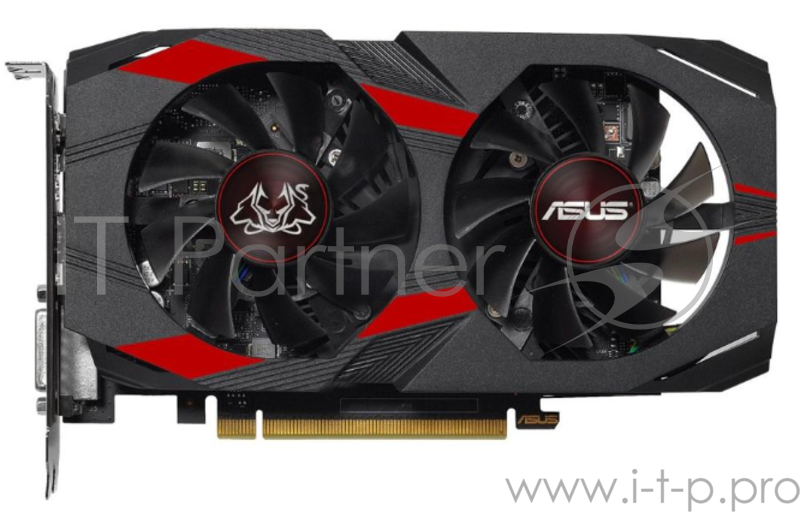 Видеокарта ASUS GeForce GTX 1050 Ti 4ГБ CERBERUS-GTX1050TI-O4G (GeForce GTX 1050 Ti, DDR5, DVI, HDMI, DP) (PCI-E)