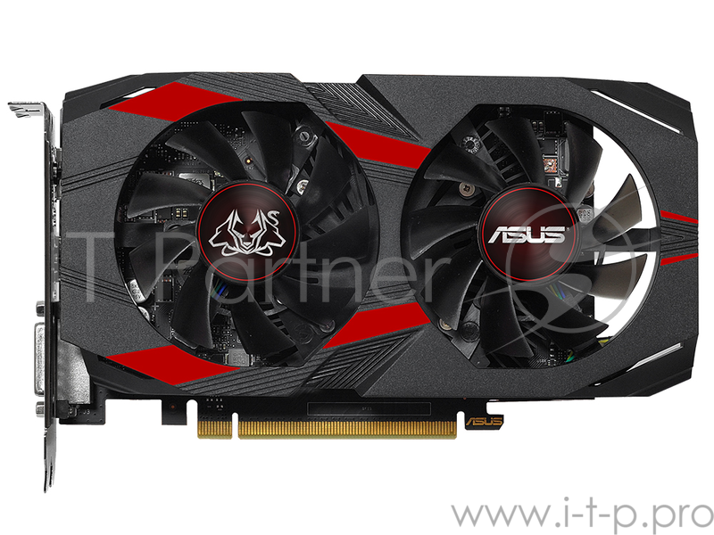 Видеокарта ASUS GeForce GTX 1050 Ti 4ГБ CERBERUS-GTX1050TI-O4G (GeForce GTX 1050 Ti, DDR5, DVI, HDMI, DP) (PCI-E)
