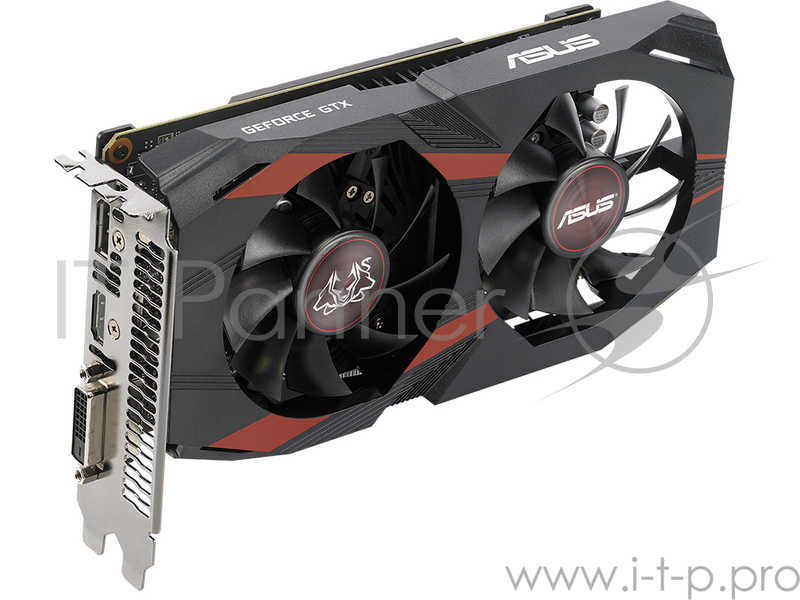 Видеокарта ASUS GeForce GTX 1050 Ti 4ГБ CERBERUS-GTX1050TI-O4G (GeForce GTX 1050 Ti, DDR5, DVI, HDMI, DP) (PCI-E)