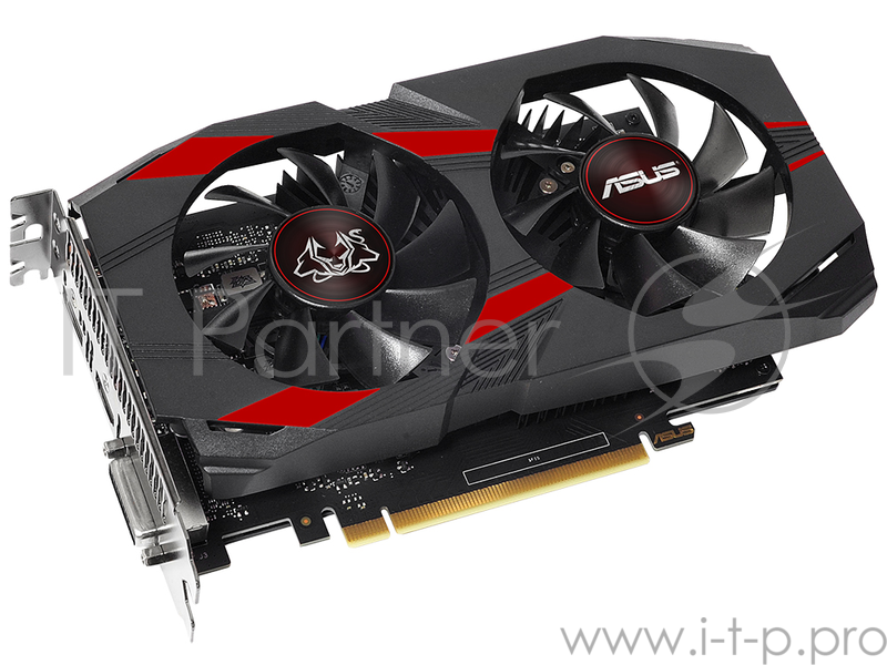Видеокарта ASUS GeForce GTX 1050 Ti 4ГБ CERBERUS-GTX1050TI-O4G (GeForce GTX 1050 Ti, DDR5, DVI, HDMI, DP) (PCI-E)