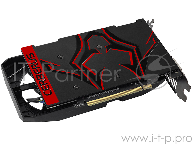 Видеокарта ASUS GeForce GTX 1050 Ti 4ГБ CERBERUS-GTX1050TI-O4G (GeForce GTX 1050 Ti, DDR5, DVI, HDMI, DP) (PCI-E)