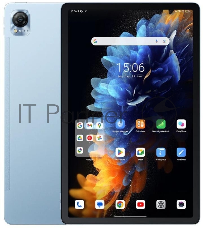 Планшет Blackview MEGA 1 11.5 1200x2000, MT8781, 8-ядерный, 8GB, 256GB, WI-FI, LTE, Android 13, голубой