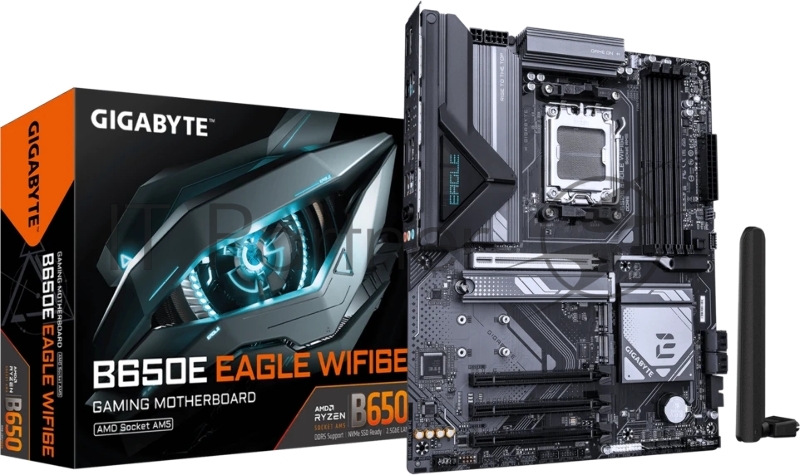 Материнская плата Gigabyte B650E EAGLE WF6E Socket AM5 AMD B650 4xDDR5 ATX AC`97 8ch(7.1) GbLAN RAID+HDMI+DP