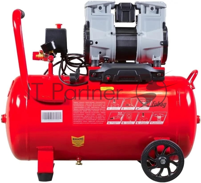 Компрессор поршневой Fubag OLS 250/50 CM2 безмасляный 250л/мин 50л 1500Вт красный/черный