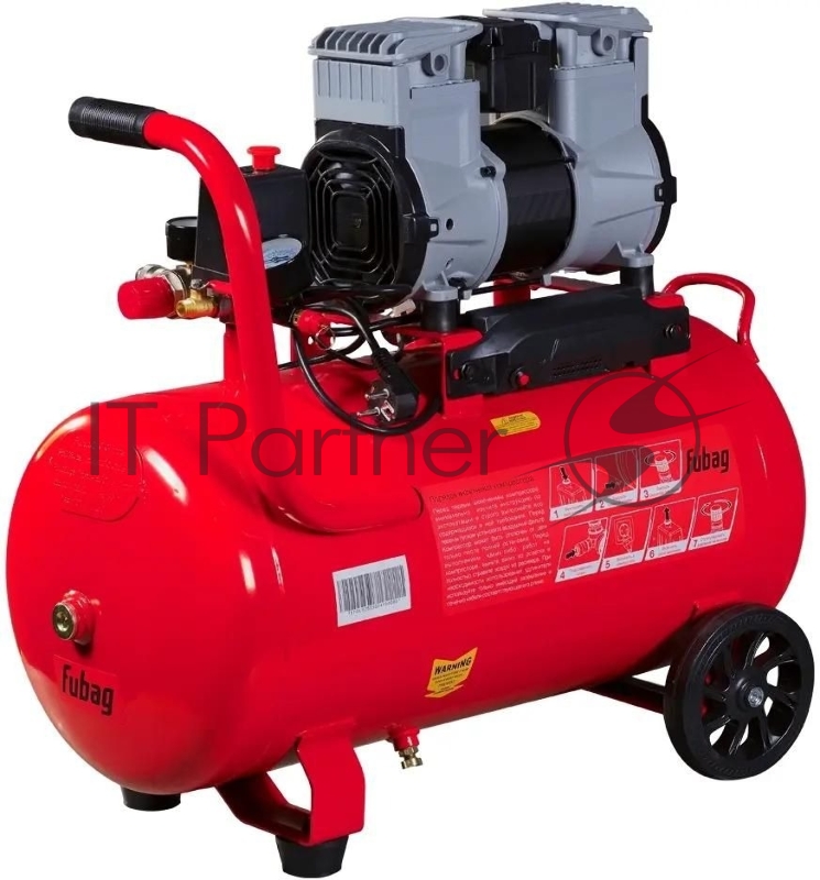 Компрессор поршневой Fubag OLS 250/50 CM2 безмасляный 250л/мин 50л 1500Вт красный/черный