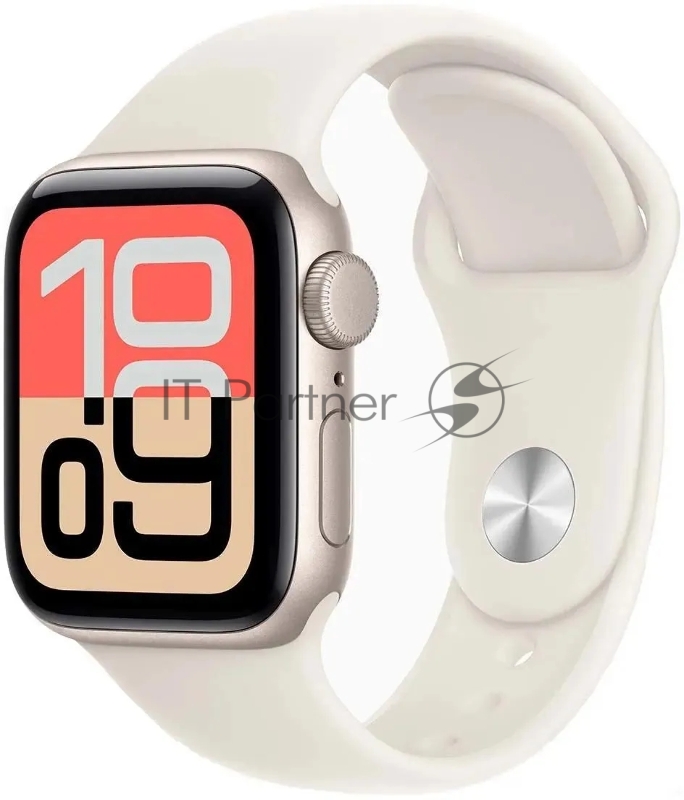 Смарт-часы Apple Watch SE 3 2025 A3325 44мм OLED корп.сияющая звезда Sport Band рем.сияющая звезда разм.брасл.:M/L (MEHJ4LW/A)