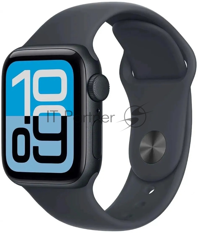 Смарт-часы Apple Watch SE 3 2025 A3325 44мм OLED корп.темная ночь Sport Band рем.темная ночь разм.брасл.:M/L (MEHQ4LW/A)
