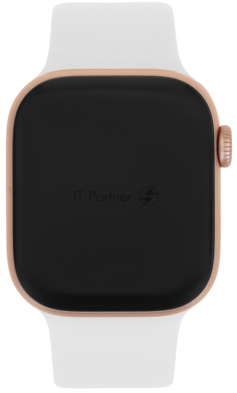 Смарт-часы Apple Watch Series 11 A3331 42мм OLED корп.розовое золото Sport Band рем.белый разм.брасл.:150-200мм (MEU44LW/A)