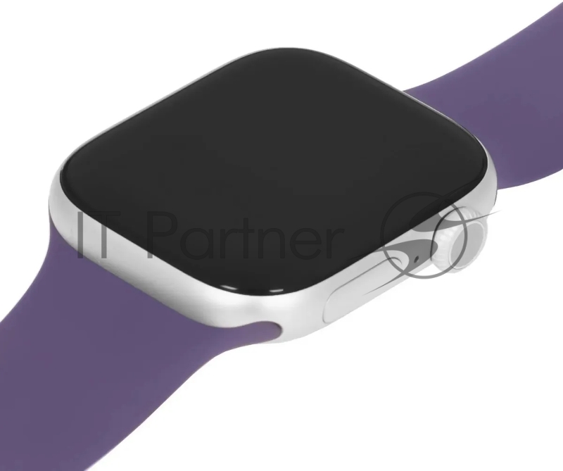 Смарт-часы Apple Watch Series 11 A3331 42мм OLED корп.серебристый Sport Band рем.фиолетовый разм.брасл.:M/L (MEU74LW/A)