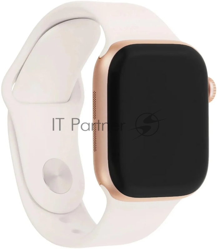 Смарт-часы Apple Watch Series 11 A3333 46мм OLED корп.розовое золото Sport Band рем.белый разм.брасл.:S/M (MEV64LW/A)