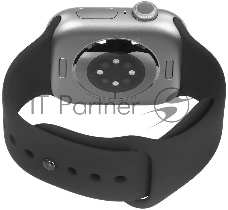 Смарт-часы Apple Watch Series 11 A3333 46мм OLED корп.серый космос Sport Band рем.черный разм.брасл.:S/M (MEV04LW/A)