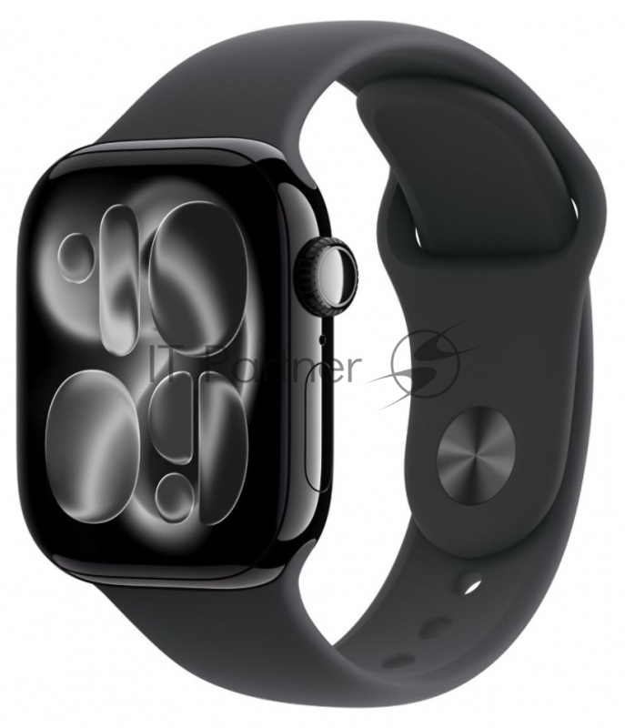Смарт-часы Apple Watch Series 11 A3333 46мм OLED корп.черный Sport Band рем.черный разм.брасл.:S/M (MEUW4AM/A)