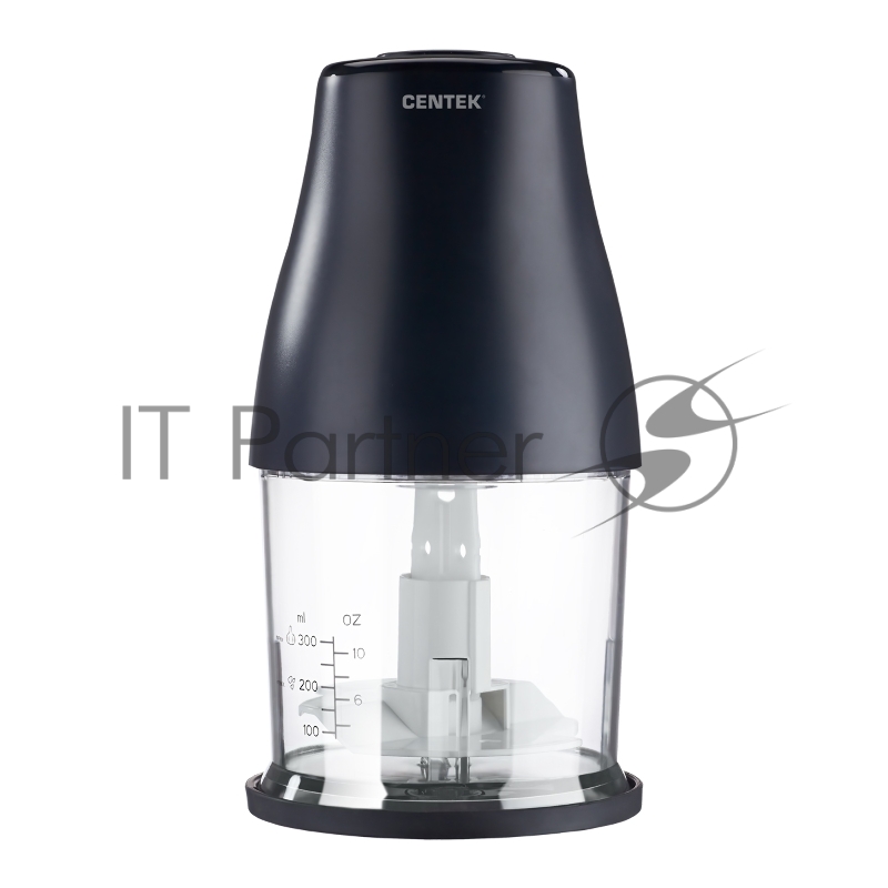 Чоппер Centek CT-1398 400Вт 2 скорости, чаша 800 мл, 3 насадки/режима измельчение /взбитие/ чистка