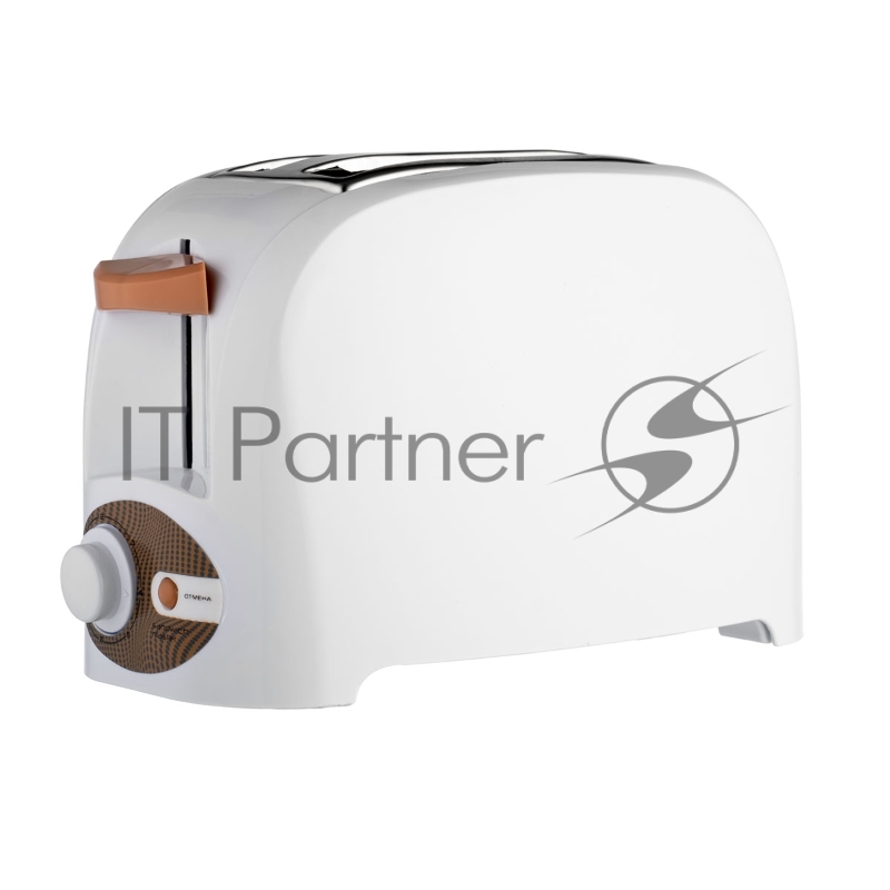 Тостер Centek CT-1420 (белый) 750 Вт, 7 уровней мощности, теплоизолированный корпус, функция отмены