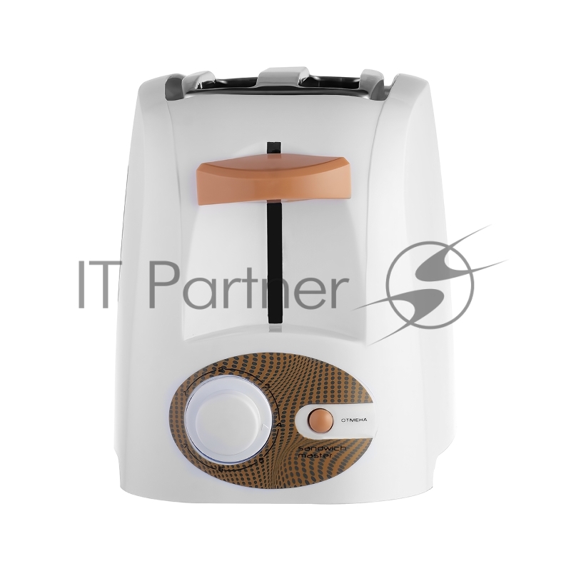 Тостер Centek CT-1420 (белый) 750 Вт, 7 уровней мощности, теплоизолированный корпус, функция отмены