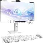 Моноблок MSI Modern AM273QP AI 1UM-094XRU 27 WQHD Core Ultra 7 155H (1.4) 32Gb SSD1Tb Graphics CR без ОС 2.5xGbitEth WiFi BT 150W клавиатура мышь Cam белый 2560x1440