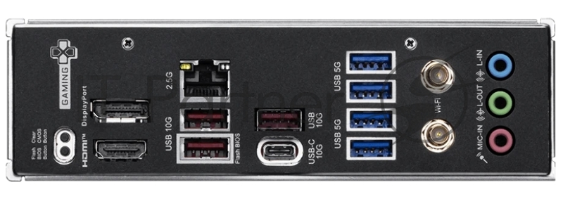 Материнская плата MSI B850 GAMING PRO WIFI6E B850, AM5, 4*DDR5, 4*PCIEx16, 2*M.2, 2*TypeC, 3*USB3.2Gen2, 6*USB3.2Gen1, 4*USB2.0, 4*SATA3.0, 2.5G, DP, HDMI, ATX, RTL