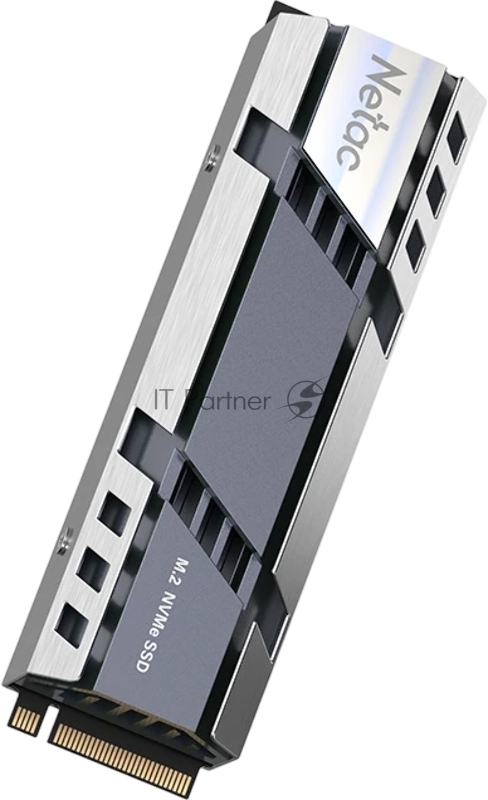 Накопитель SSD M.2 Netac 1.0Tb NV150HK Series <NT01NV150HK-1T0-E4X> Retail (PCI-E 5.0 x4, up to 13000/8000MBs, 3D NAND, DRAM, 600TBW, NVMe 2.0, 22х80mm, heatsink)