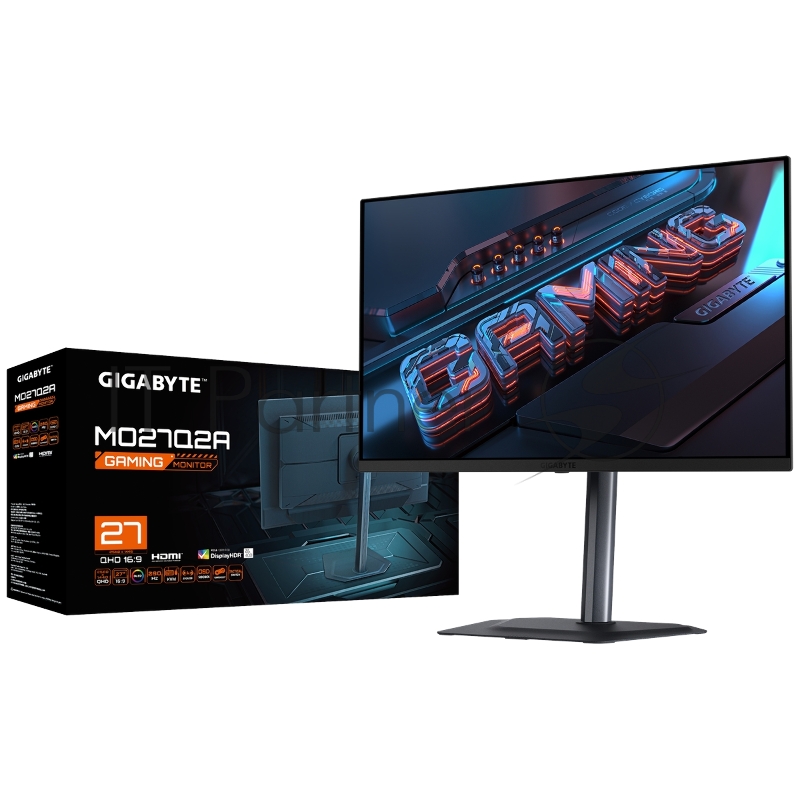 Монитор 26.5 Gigabyte MO27Q2A EK Black (QD-OLED, 2560x1440, , 0,03 ms, 178°/178°, 250 cd/m, 1,5 млн: 1, 3xUSB3.0, USB Type-C, 280Hz, 2xHDMI 2.1, DP 1.4, Pivot)