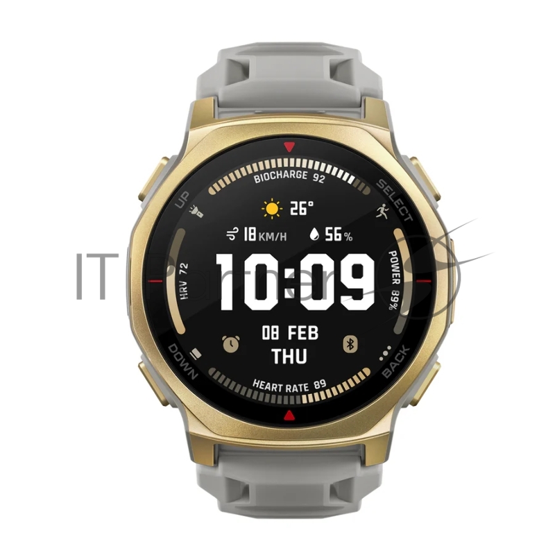 Смарт-часы Amazfit T-rex 3 Pro A2549 1.5 AMOLED корп.золотистый рем.белый