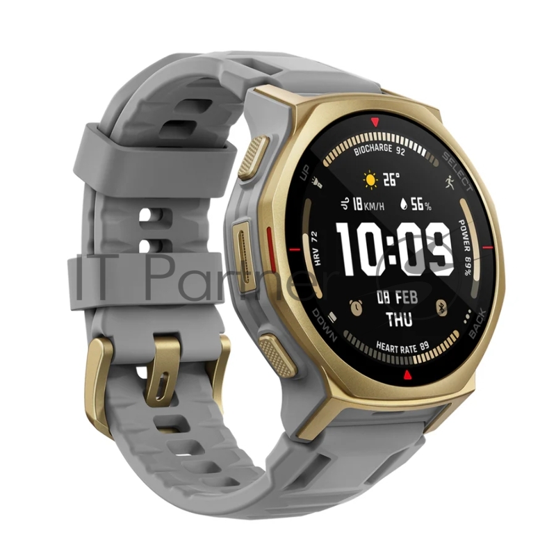 Смарт-часы Amazfit T-rex 3 Pro A2549 1.5 AMOLED корп.золотистый рем.белый