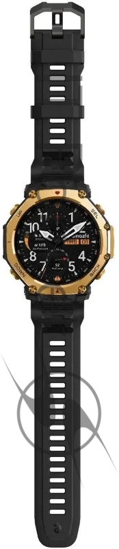 Смарт-часы Amazfit T-rex 3 Pro A2549 1.5 AMOLED корп.золотистый рем.черный