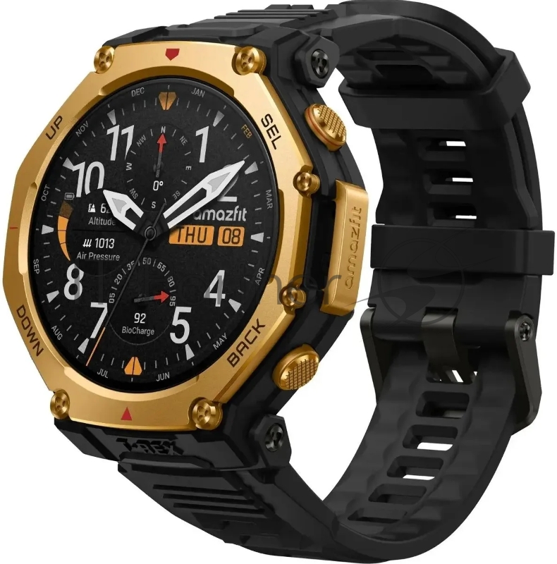 Смарт-часы Amazfit T-rex 3 Pro A2549 1.5 AMOLED корп.золотистый рем.черный
