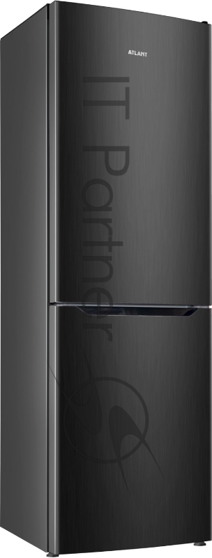 Холодильник Atlant XM 6623-159 черный металлик двухкамерный 182/159л морозилка снизу