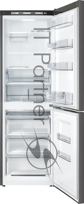 Холодильник Atlant XM 6623-159 черный металлик двухкамерный 182/159л морозилка снизу