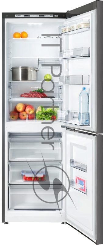 Холодильник Atlant XM 6623-159 черный металлик двухкамерный 182/159л морозилка снизу