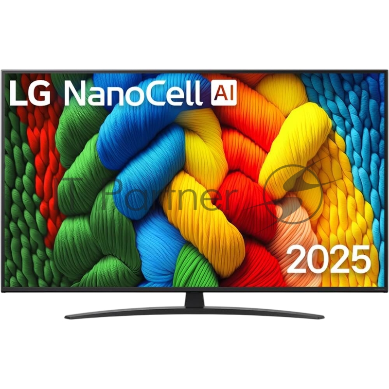 Телевизор LG 55 55NANO81A6A черный Direct LED 4K UHD 60Hz webOS