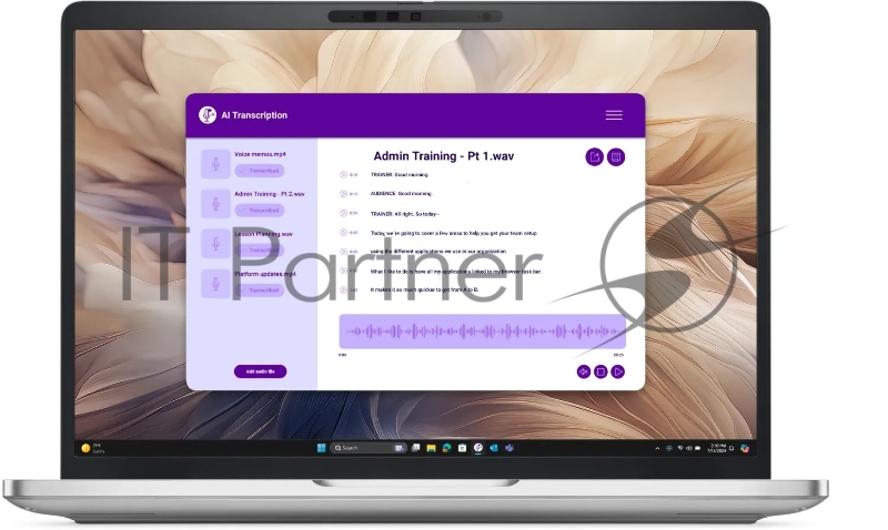 Ноутбук DELL PRO 13 Plus Intel Core Ultra 7 268V 2200MHz/13.3/1920x1200/32GB/20 SSD/Intel Arc Graphics/Wi-Fi/Bluetooth/Linux (Pro13Plus-722) Silver