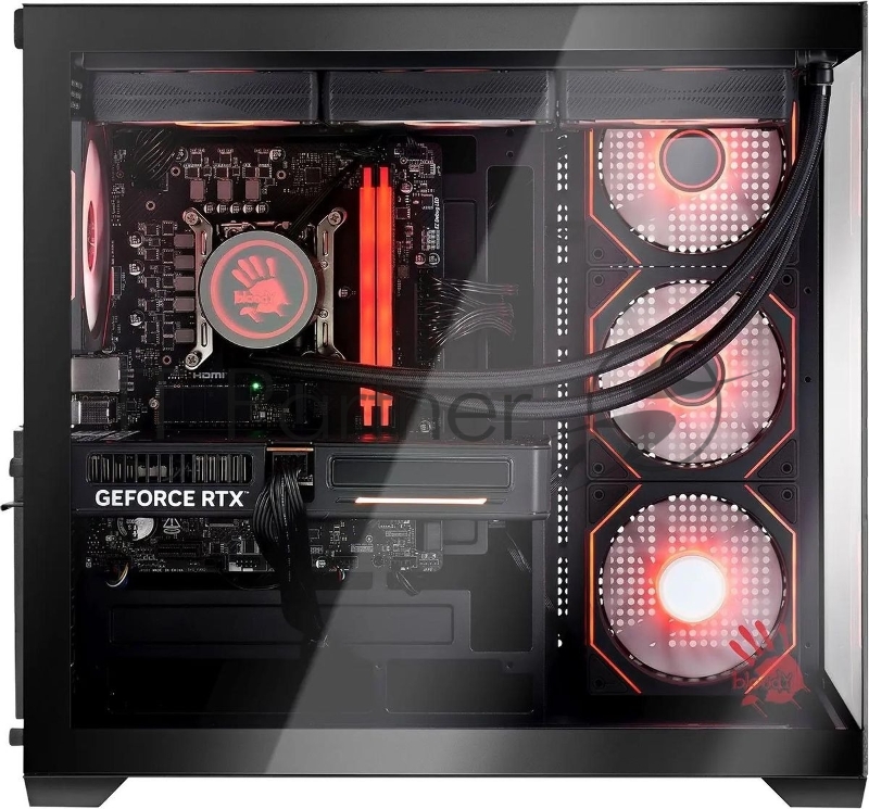 Компьютер Bloody BD-PC RAB84V2 TWR Ryzen 7 7700 (3.8) 32Gb SSD1Tb RTX5060TI 8Gb Windows 11 Home 64 2.5xGbitEth 650W черный (RUS) (2142127)