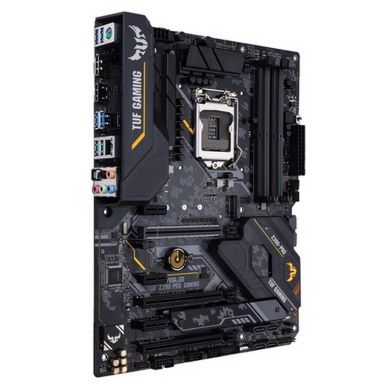 Мат. плата Socket1151 ASUS TUF Z390-PRO GAMING (iZ390, 4xDDR4, M.2, SATA III, RAID, 3xPCI-E, HDMI, DP, 1Гбит LAN, USB3.1, ATX)