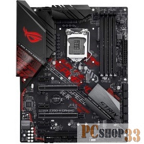 Мат. плата Socket1151 ASUS ROG STRIX Z390-H GAMING (iZ390, 4xDDR4, M.2, SATA III, RAID, 3xPCI-E, HDMI, DP, 1Гбит LAN, USB3.1, ATX)