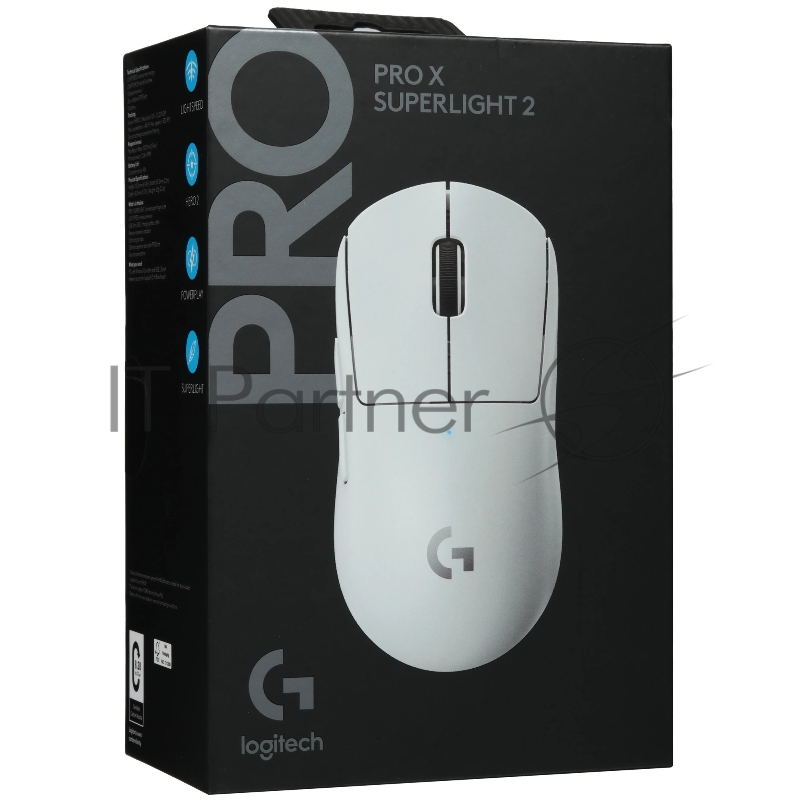 Мышь Logitech Mouse G PRO X Superlight 2 Wireless Gaming White Retail